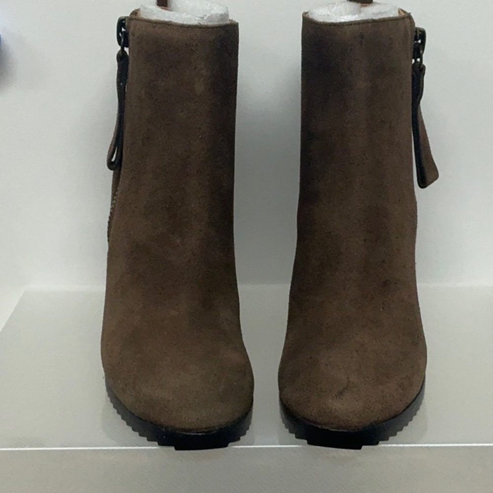 Brown Suede Ankle Boots